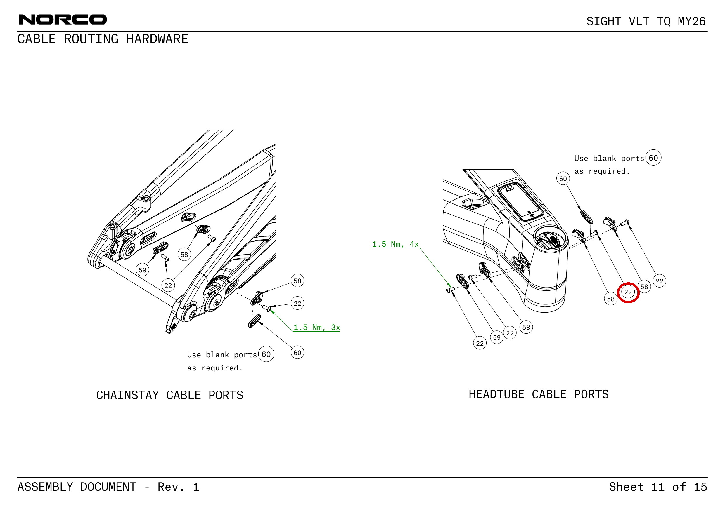 Official technical drawing with the relevant callout highlighted in red