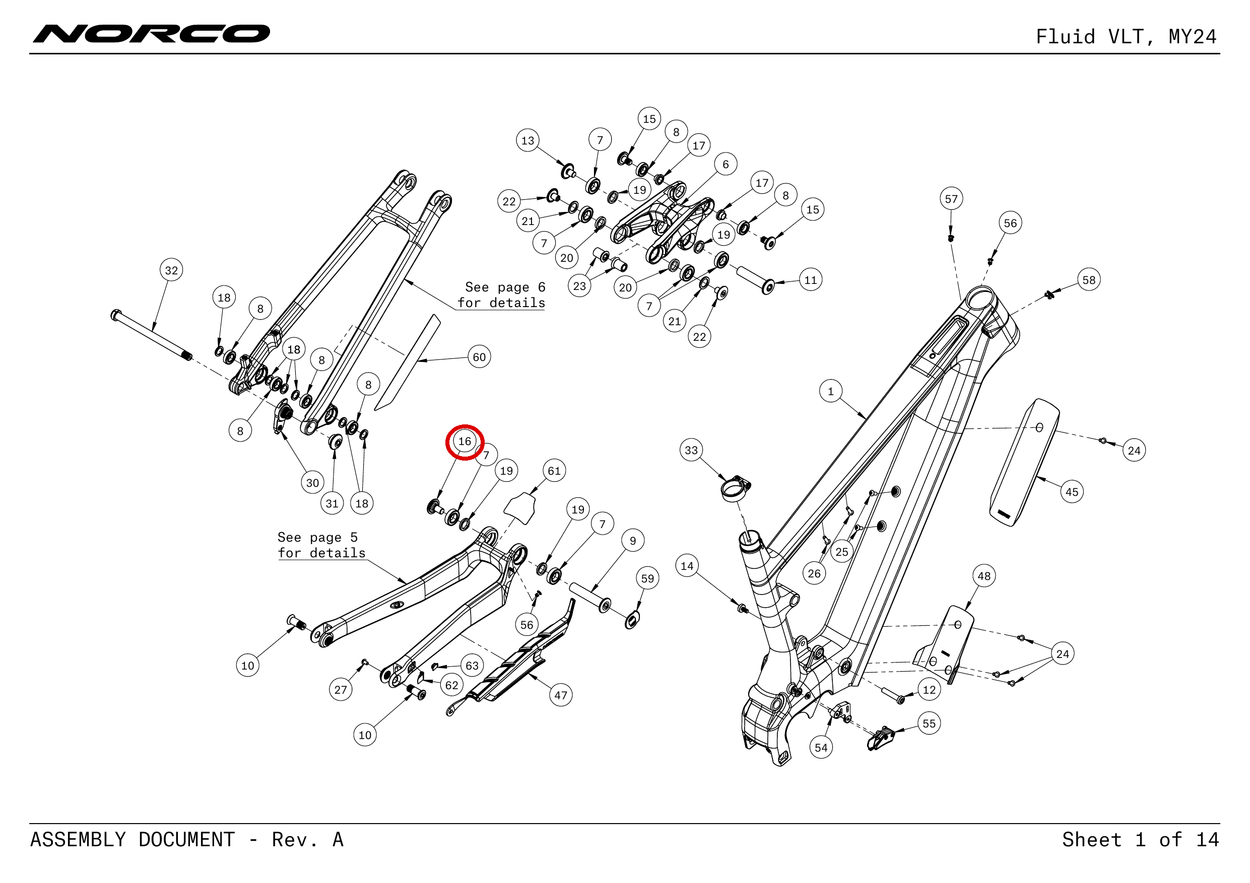 Official technical drawing with the relevant callout highlighted in red