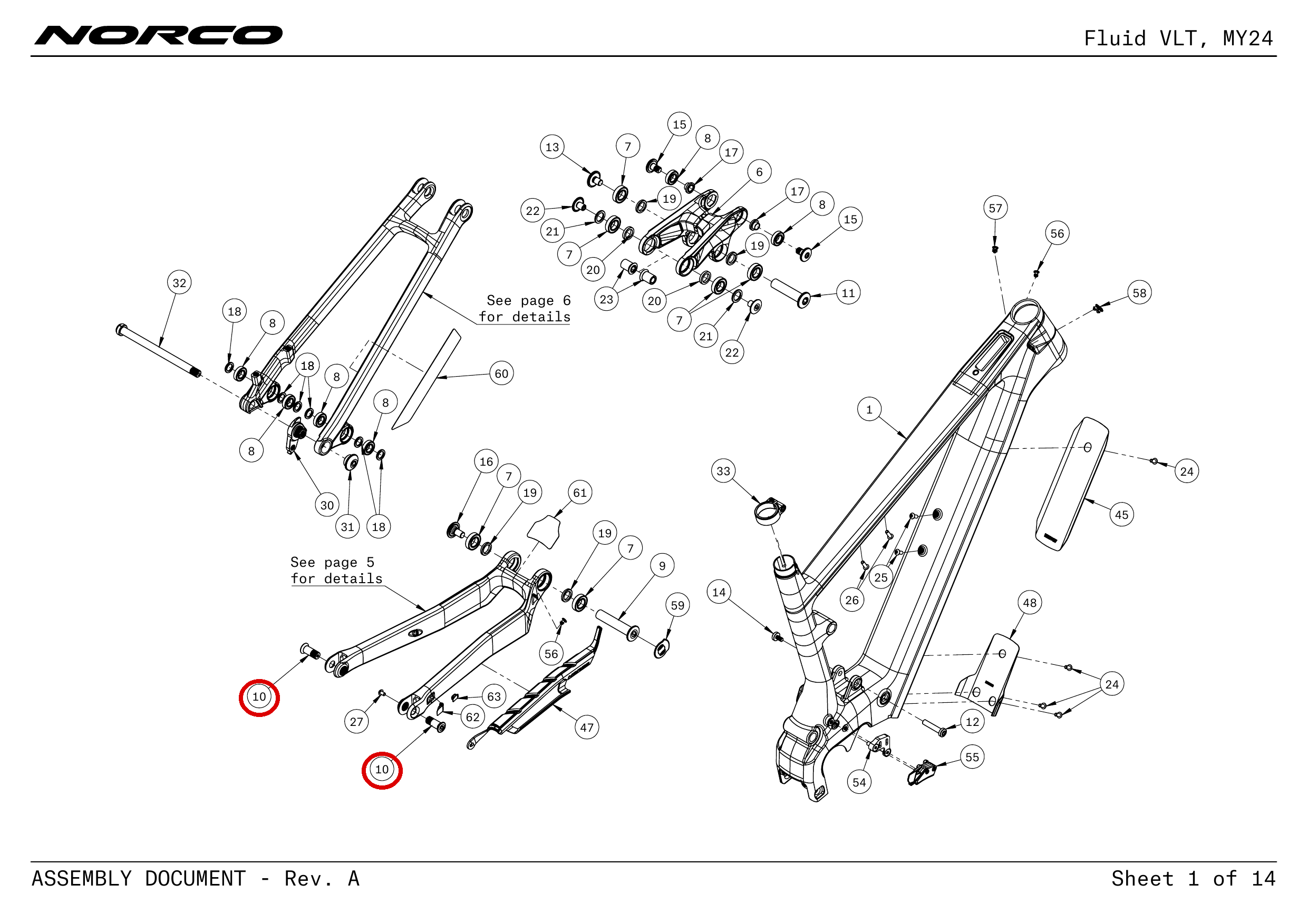 Official technical drawing with the relevant callout highlighted in red