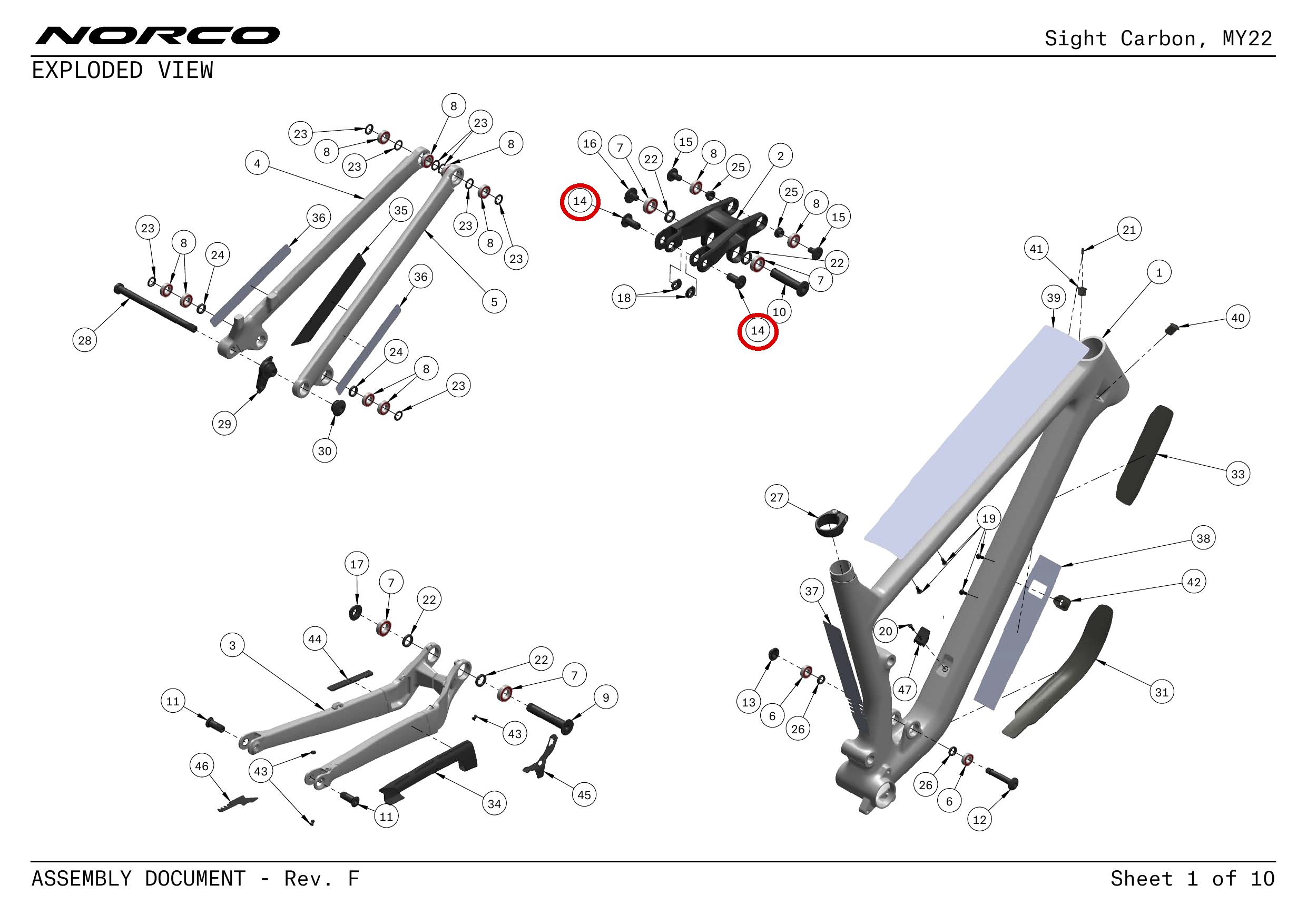 Official technical drawing with the relevant callout highlighted in red