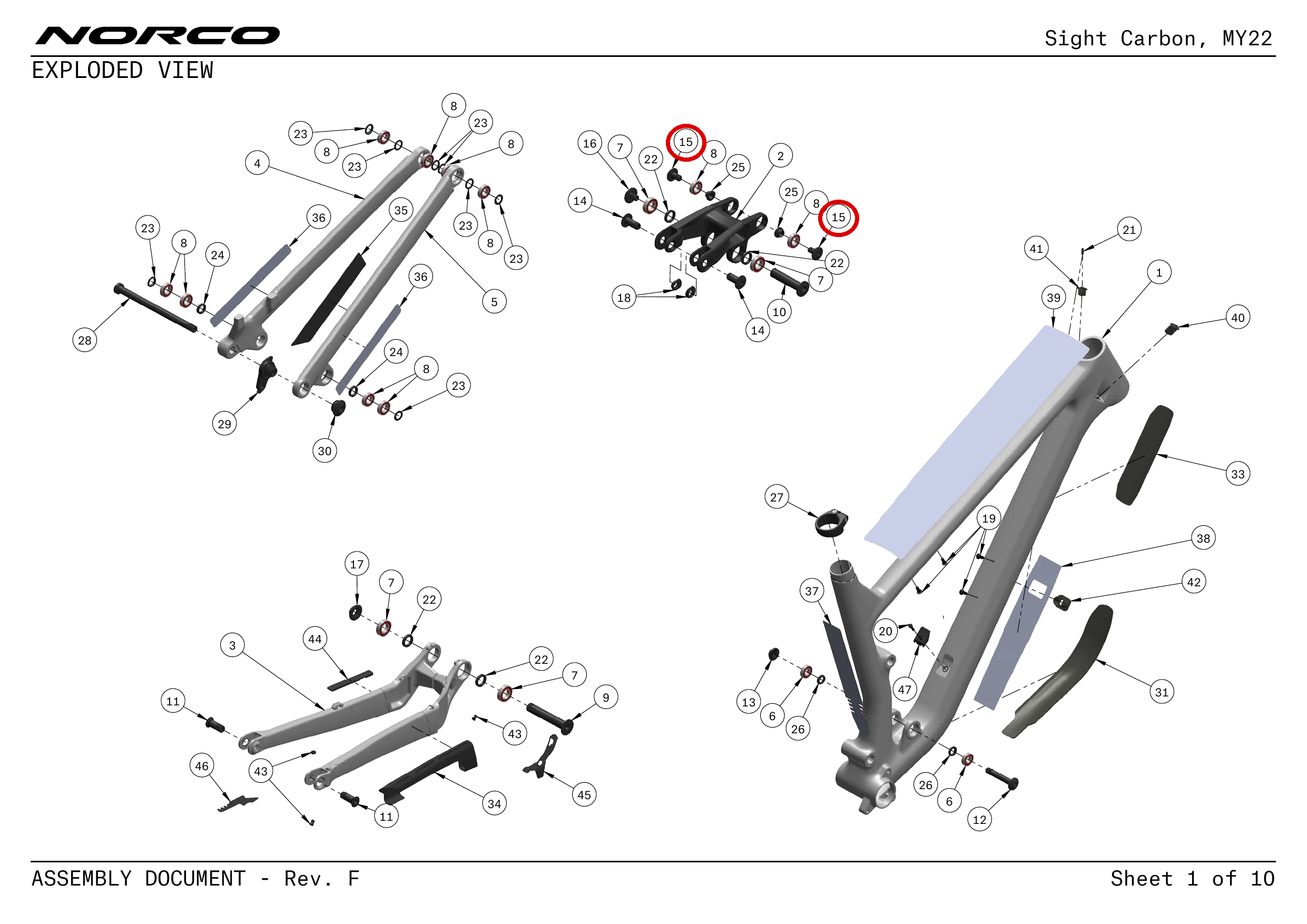Official technical drawing with the relevant callout highlighted in red