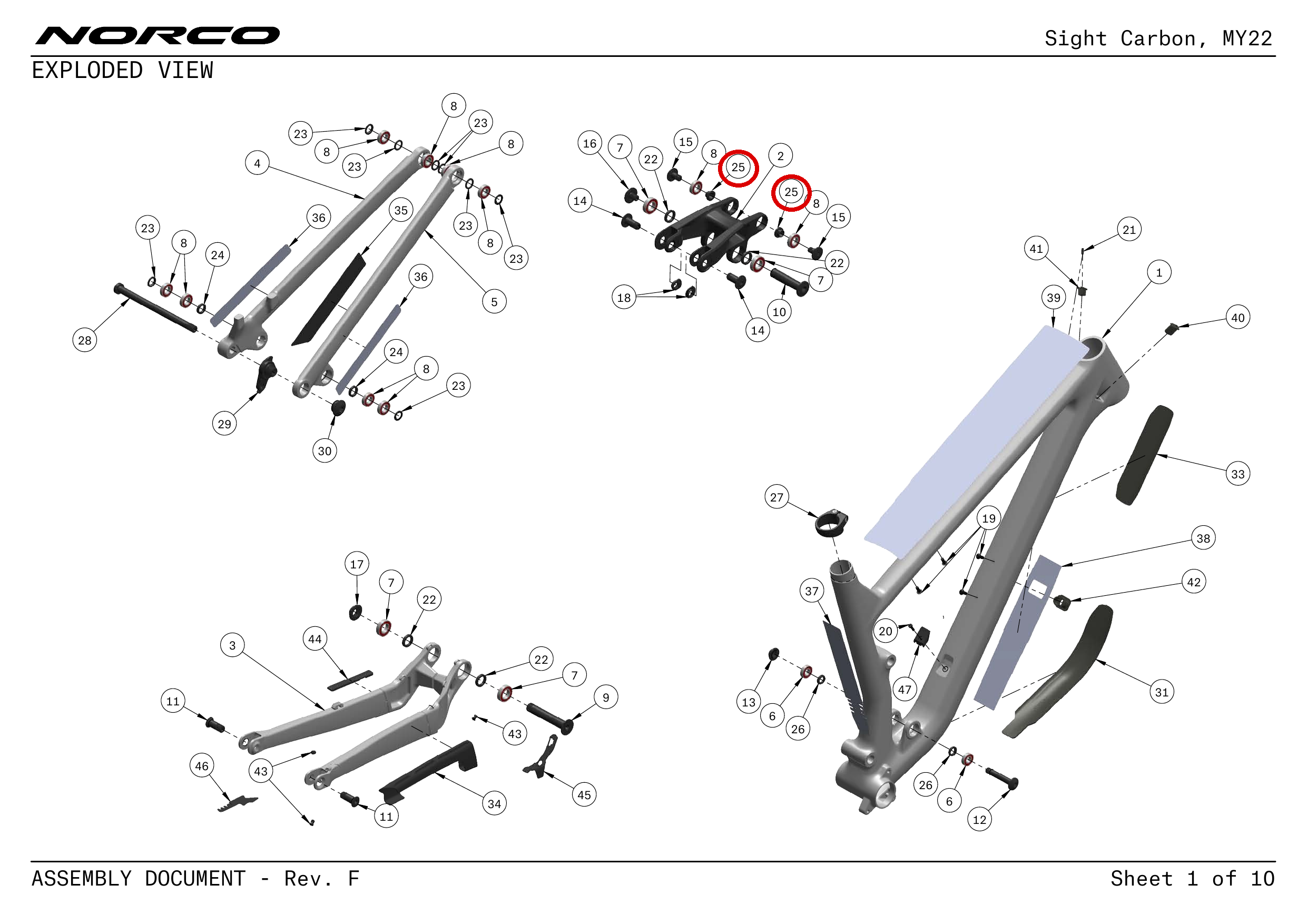 Official technical drawing with the relevant callout highlighted in red