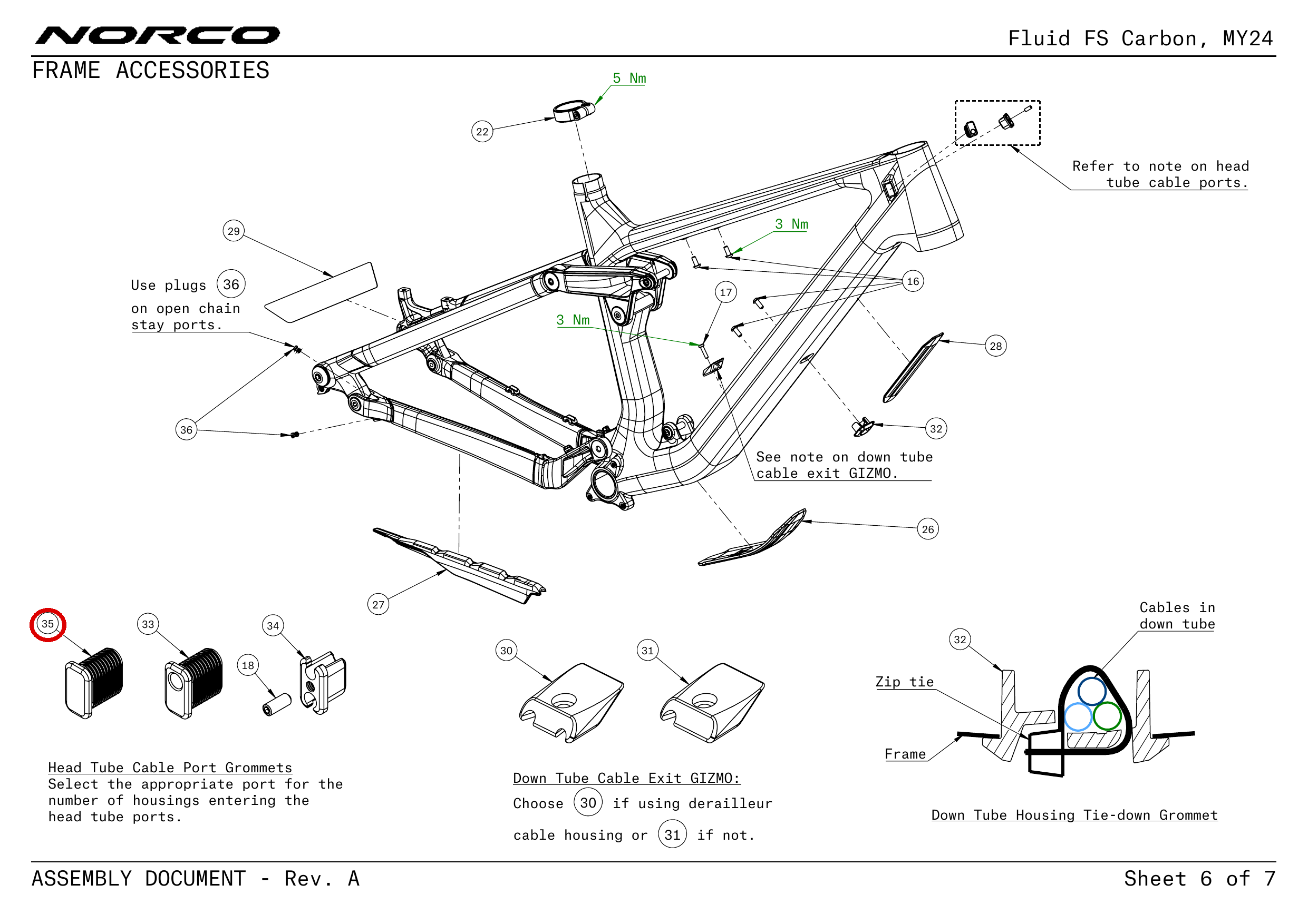 Official technical drawing with the relevant callout highlighted in red