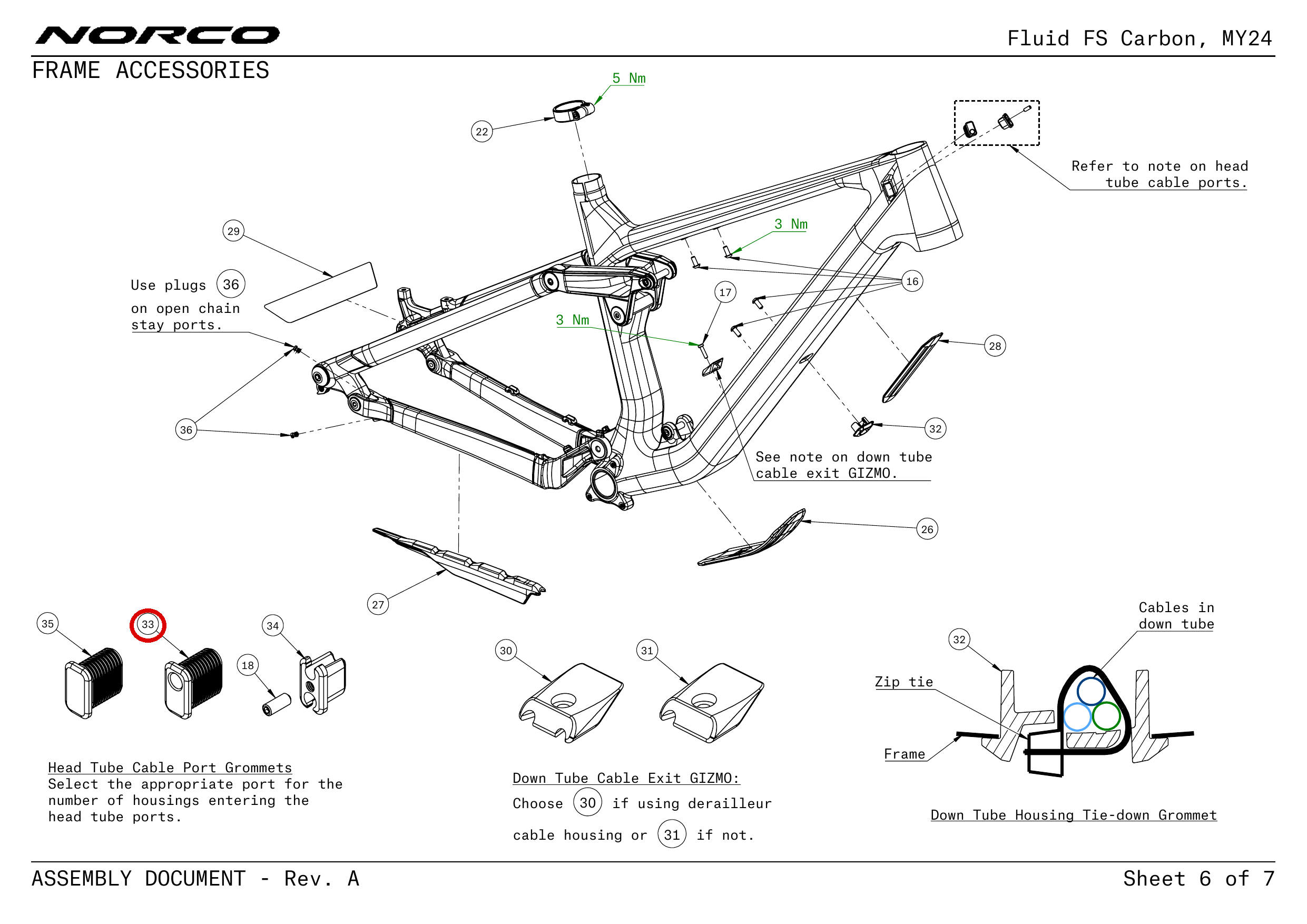 Official technical drawing with the relevant callout highlighted in red