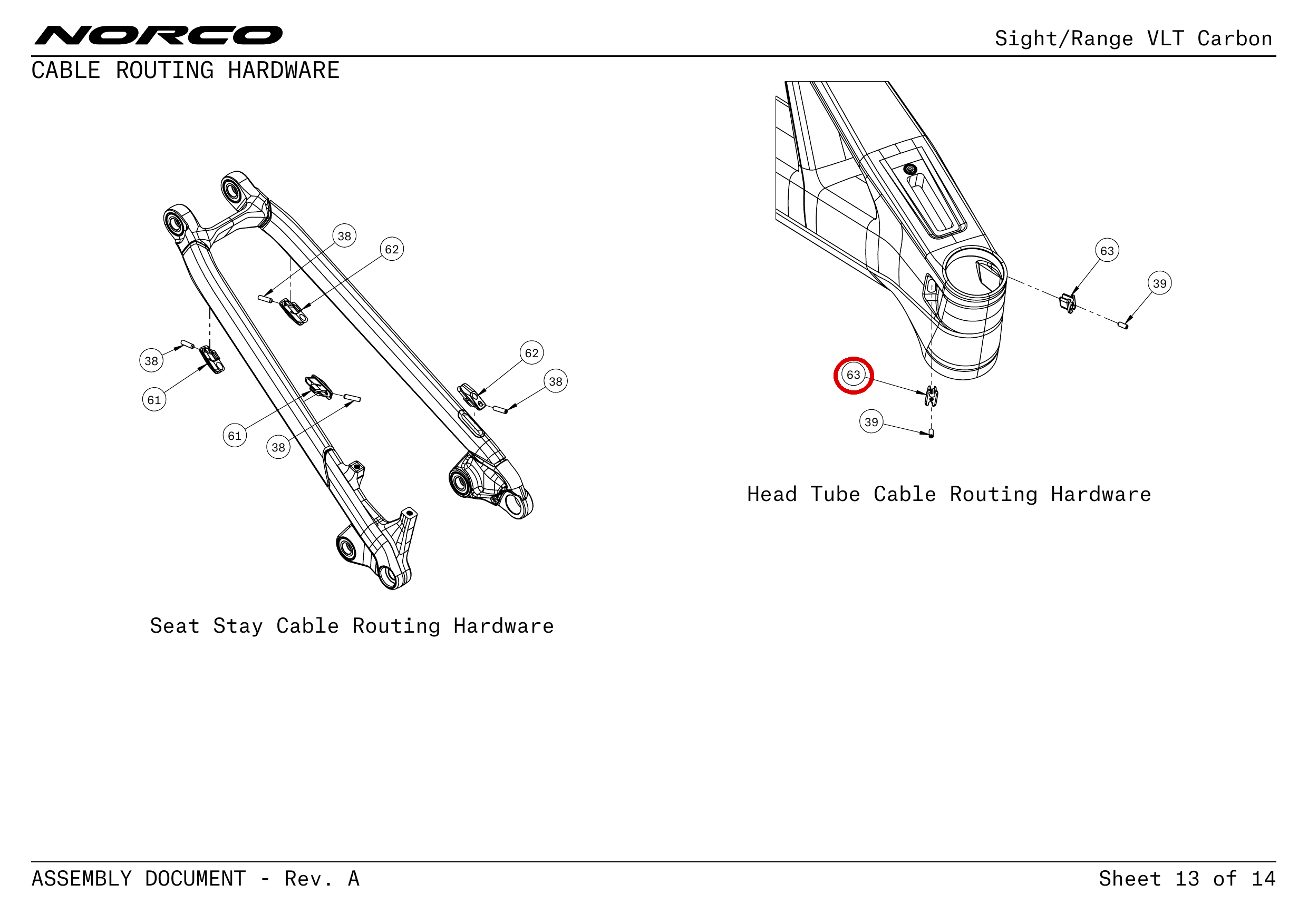 Official technical drawing with the relevant callout highlighted in red