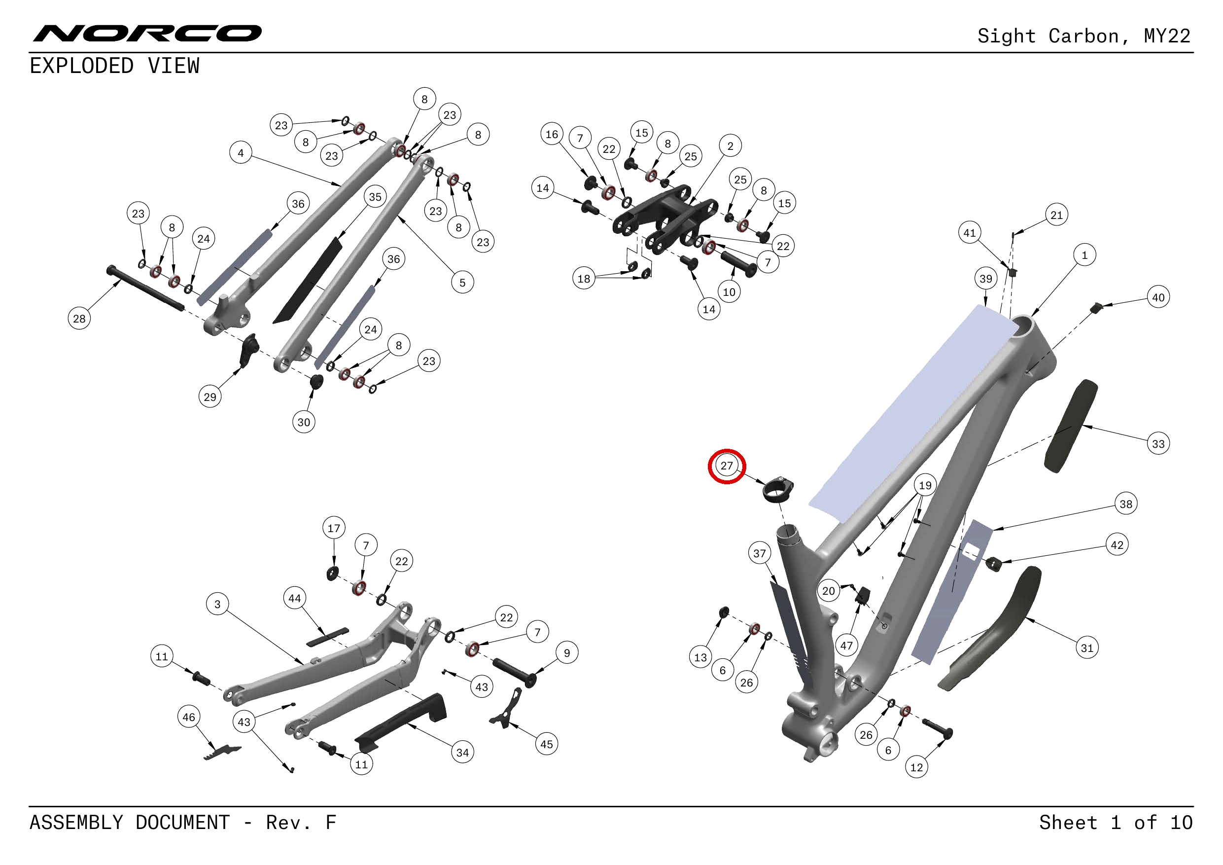 Official technical drawing with the relevant callout highlighted in red