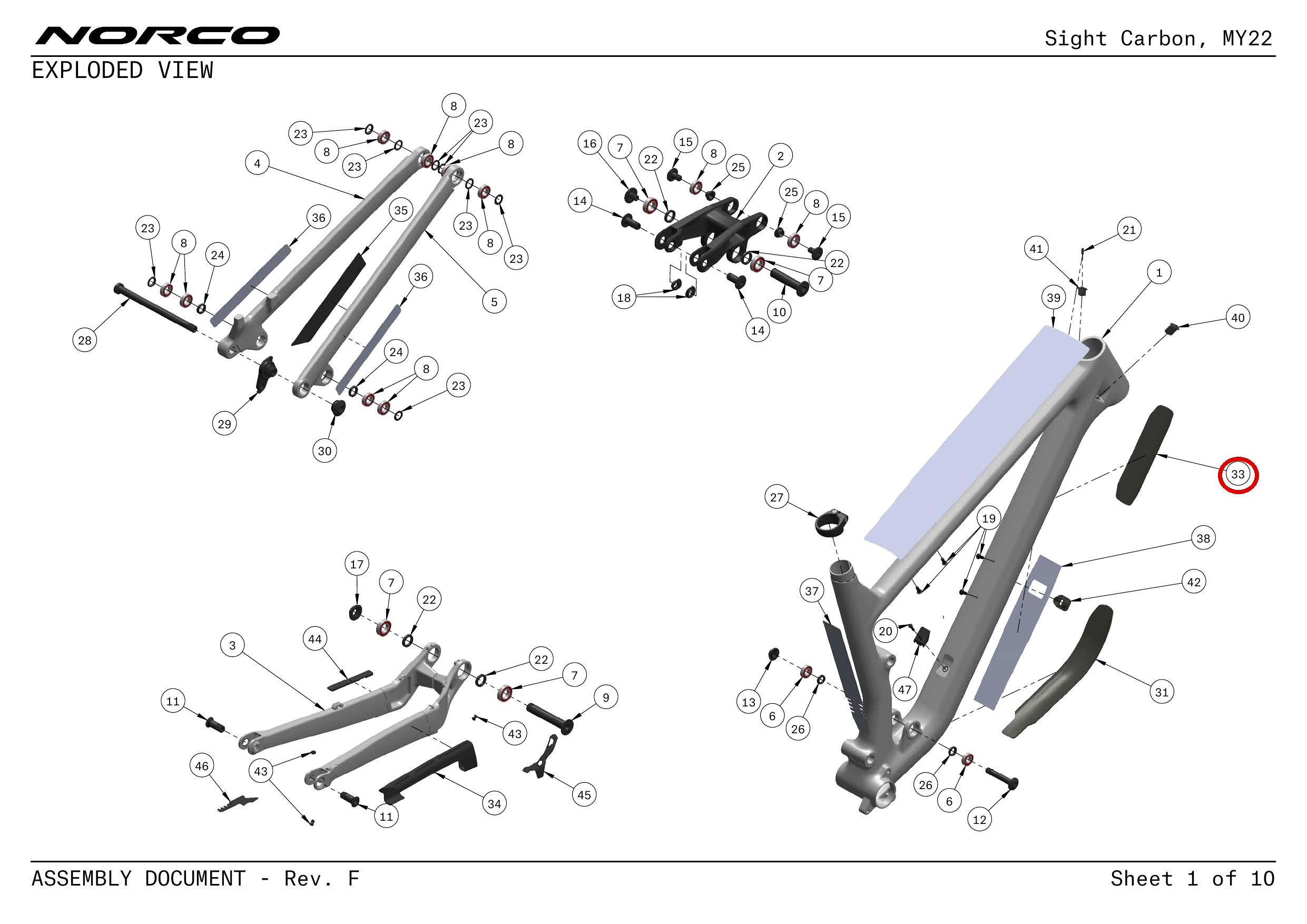 Official technical drawing with the relevant callout highlighted in red
